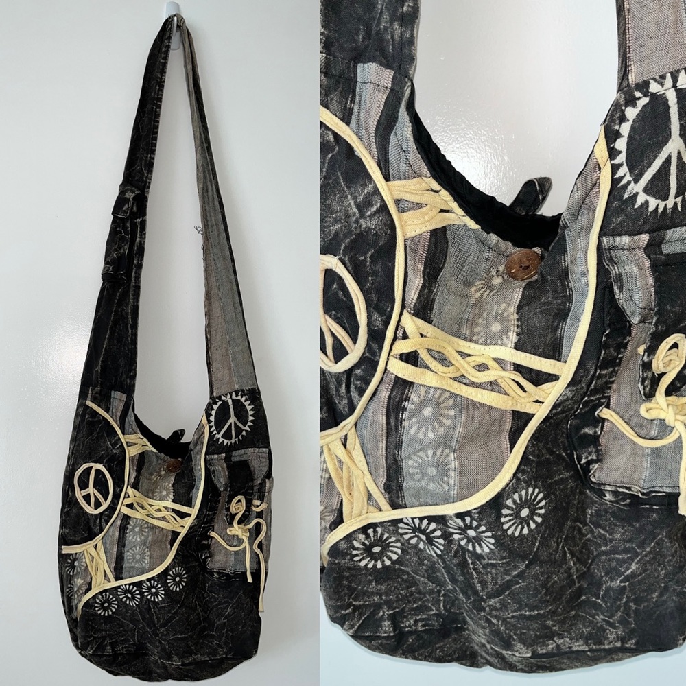 New Vintage Hippy style cotton oversized bag.